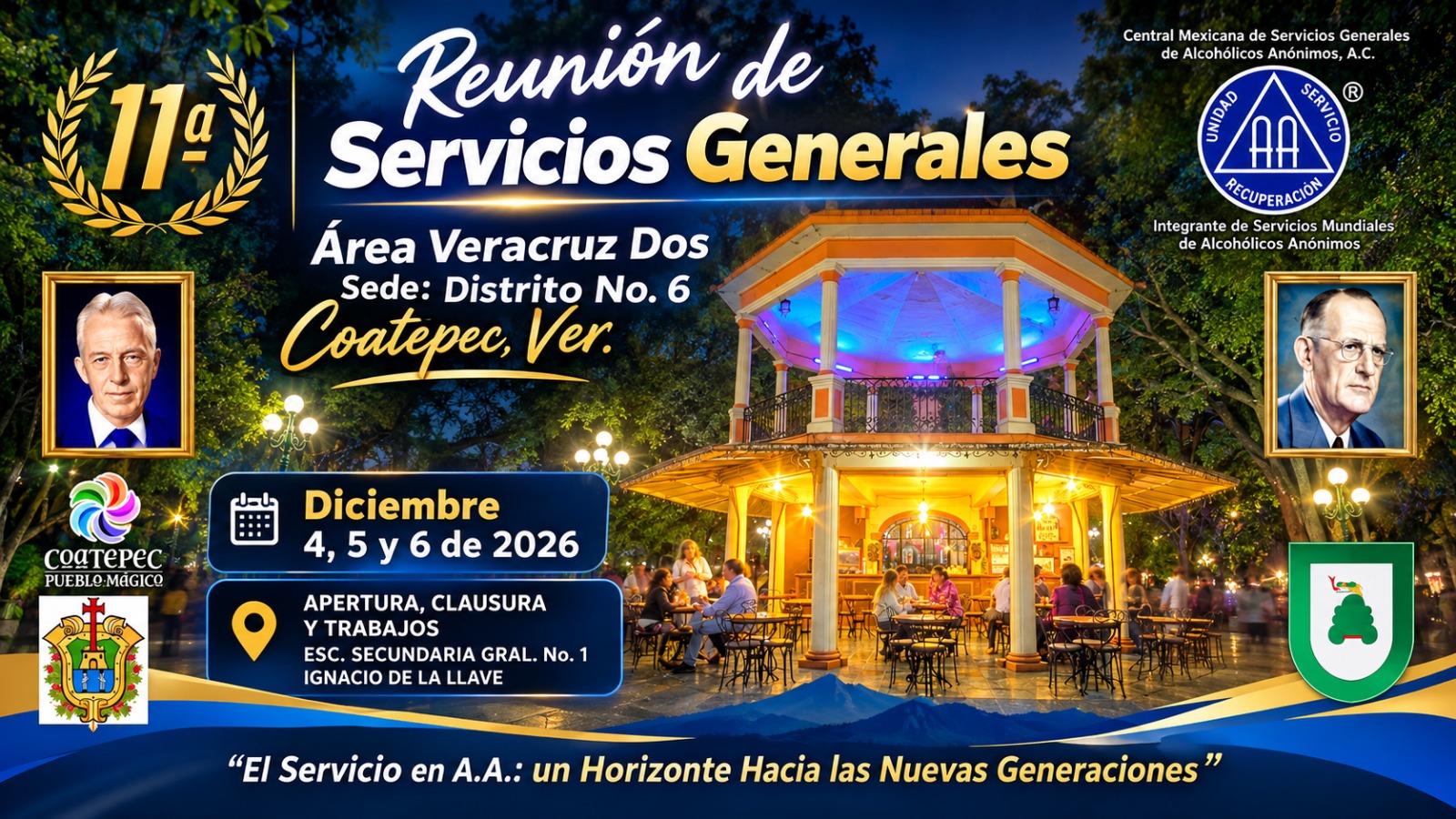11a Reunión de Servicios Generales - Coatepec, Ver.